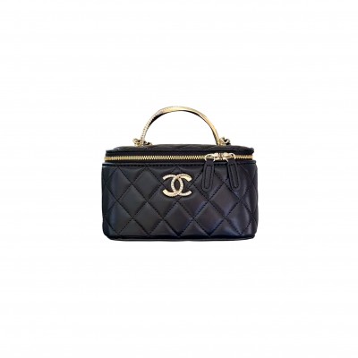 CHANEL 24K DIAMOND STITCHED CHAIN SHOULDER HANDBAG AP4317 (17*9.5*8m)